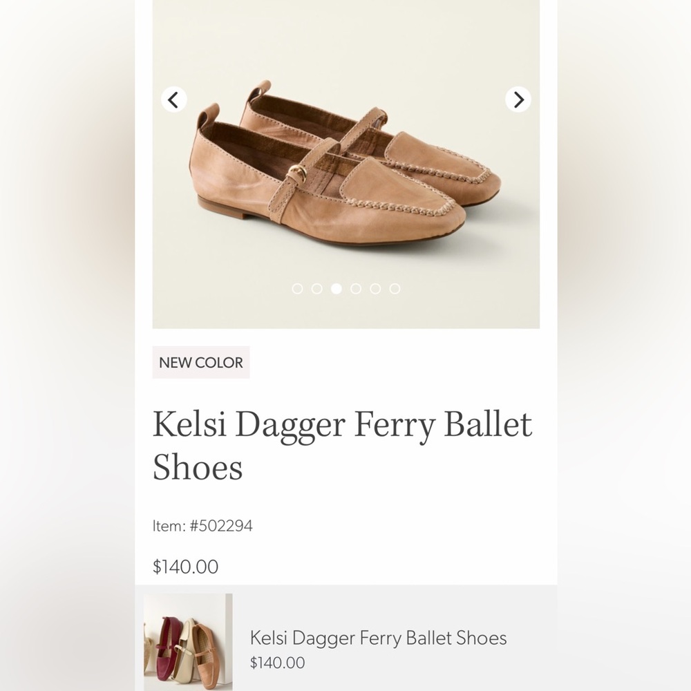 Kelsi Dagger Ferry Ballet Shoes - Picture 10 of 10